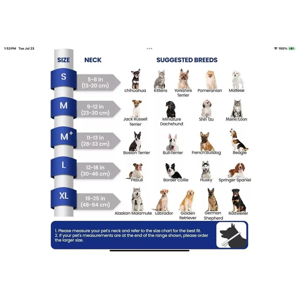 BARKLESS Dog Cone Collar, Inflatable Dog Cone After Surgery for Large XL